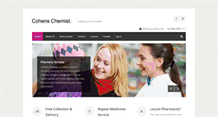 Desktop Screenshot of cohenschemist.co.uk